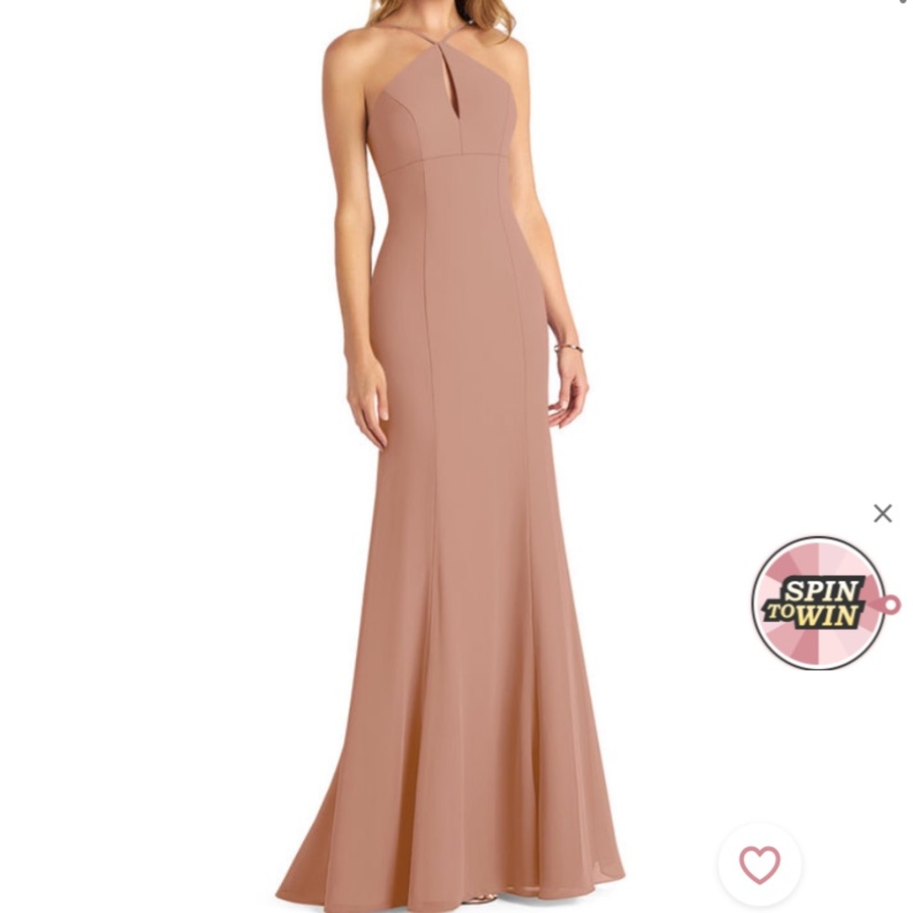 Bridesmaid Dress in Champagne Rose